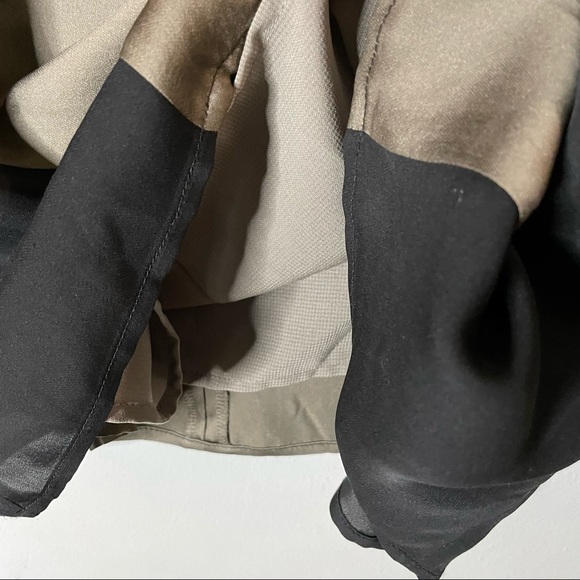 Banana Republic BR Black Colour Block Mini Dress or Top Size 4 - Picture 9 of 13